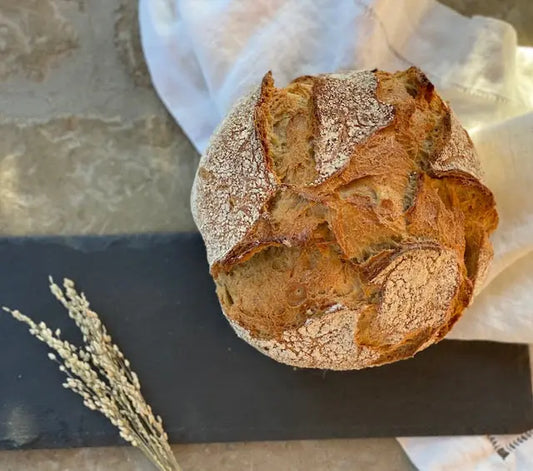Le tourte meule - Petit 500gr - Coupé - Bike Me A Bread
